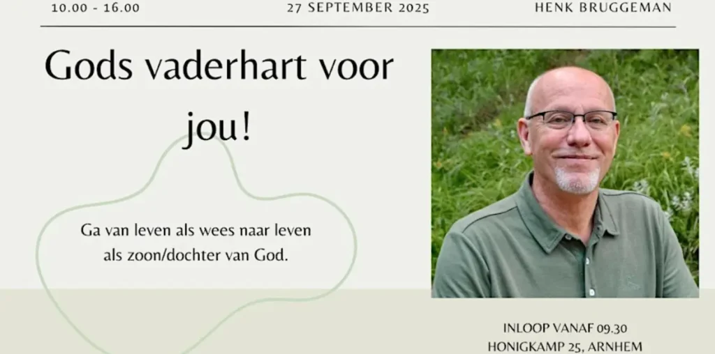 poster Henk, Gods Vaderhart voor jou in Arnhem 27 september